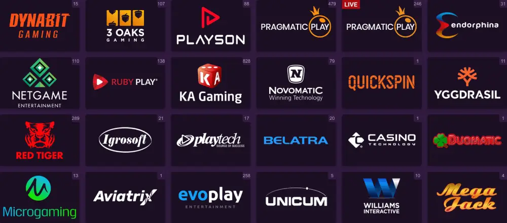 Провайдеры казино Clubnika